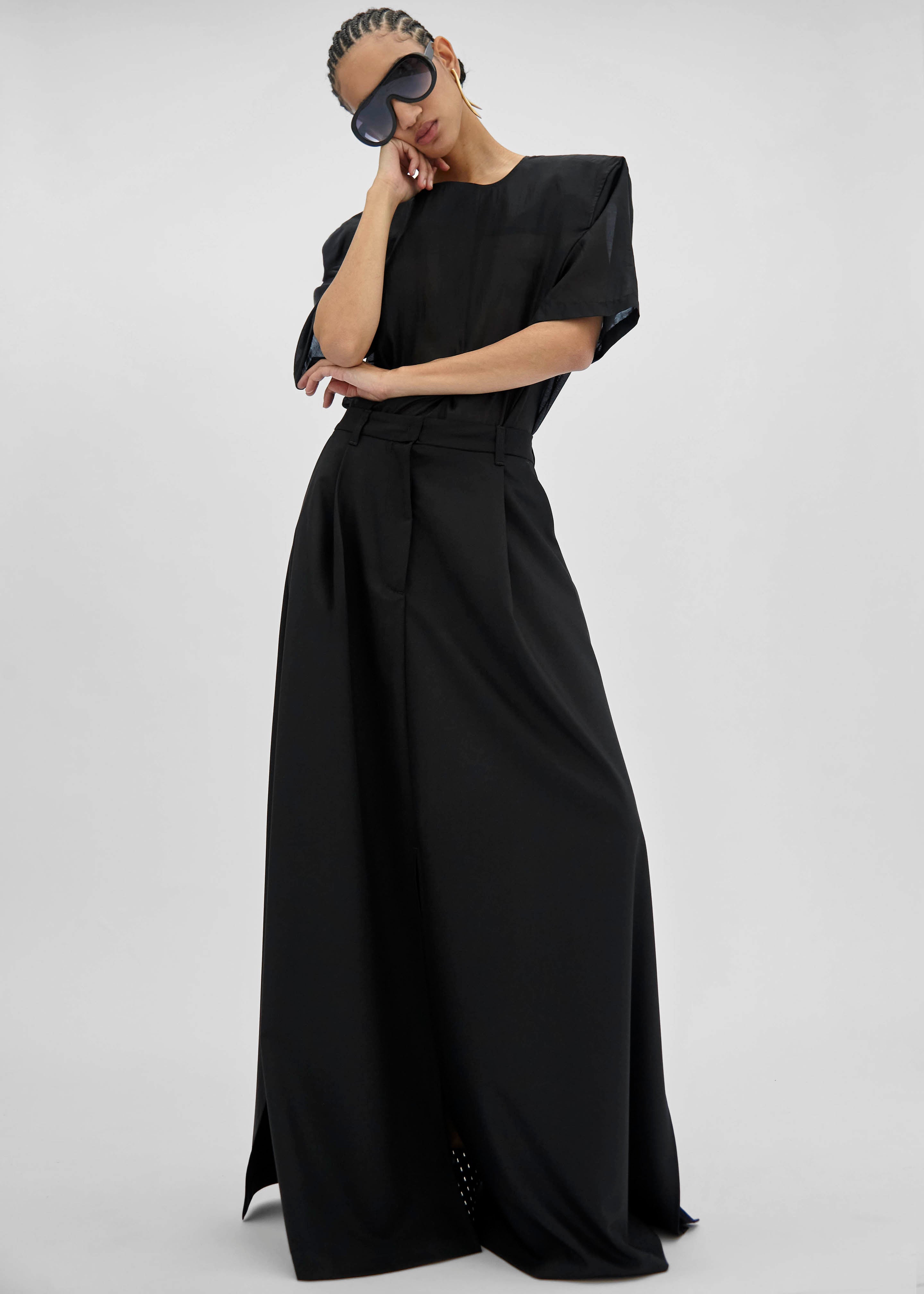 TheLatest Daisy Skirt - Black