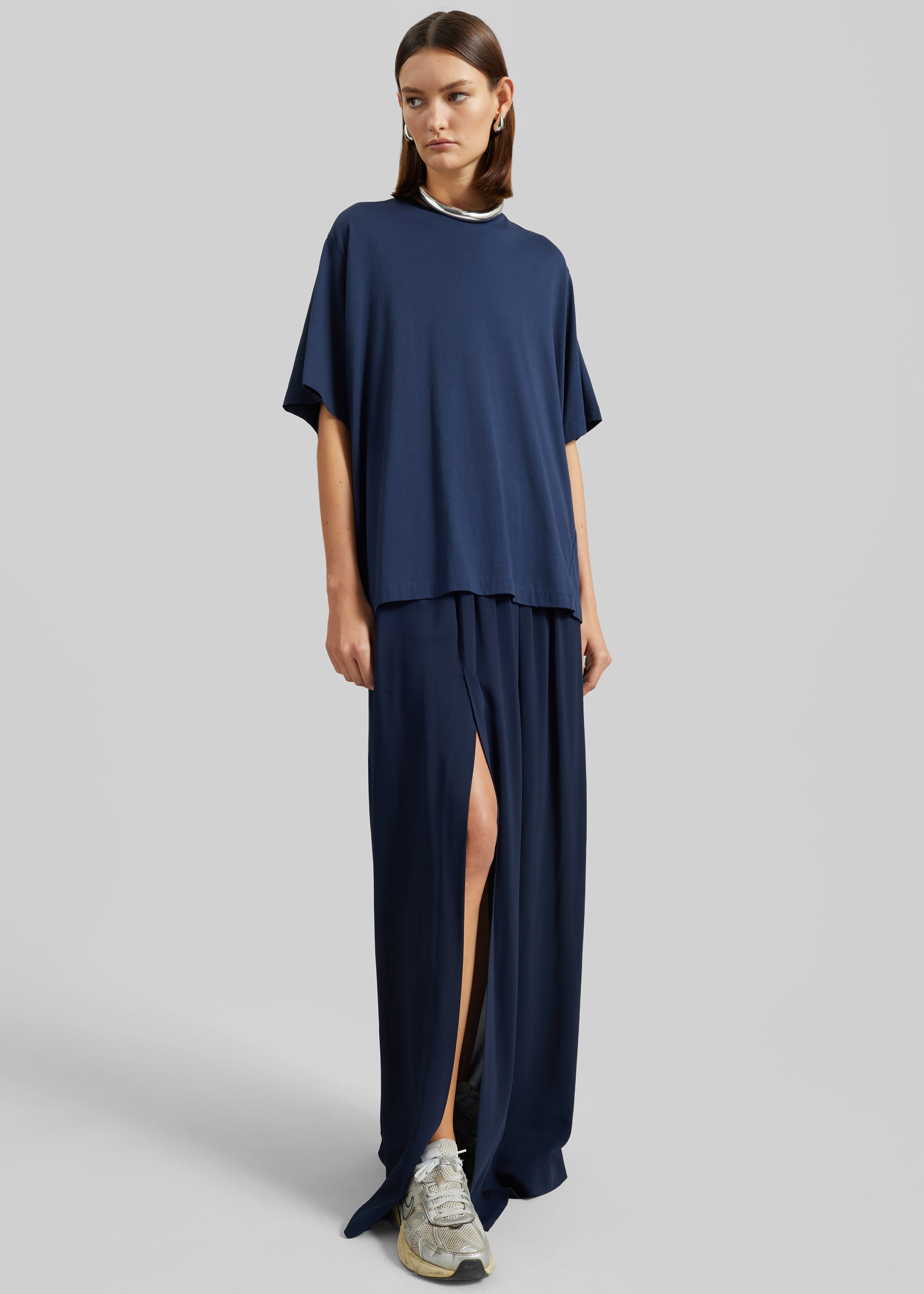 Harper Soft Organic T-Shirt - Navy